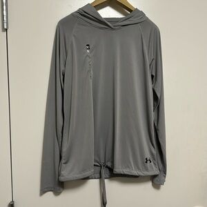 Under armor grey light sweatshirt